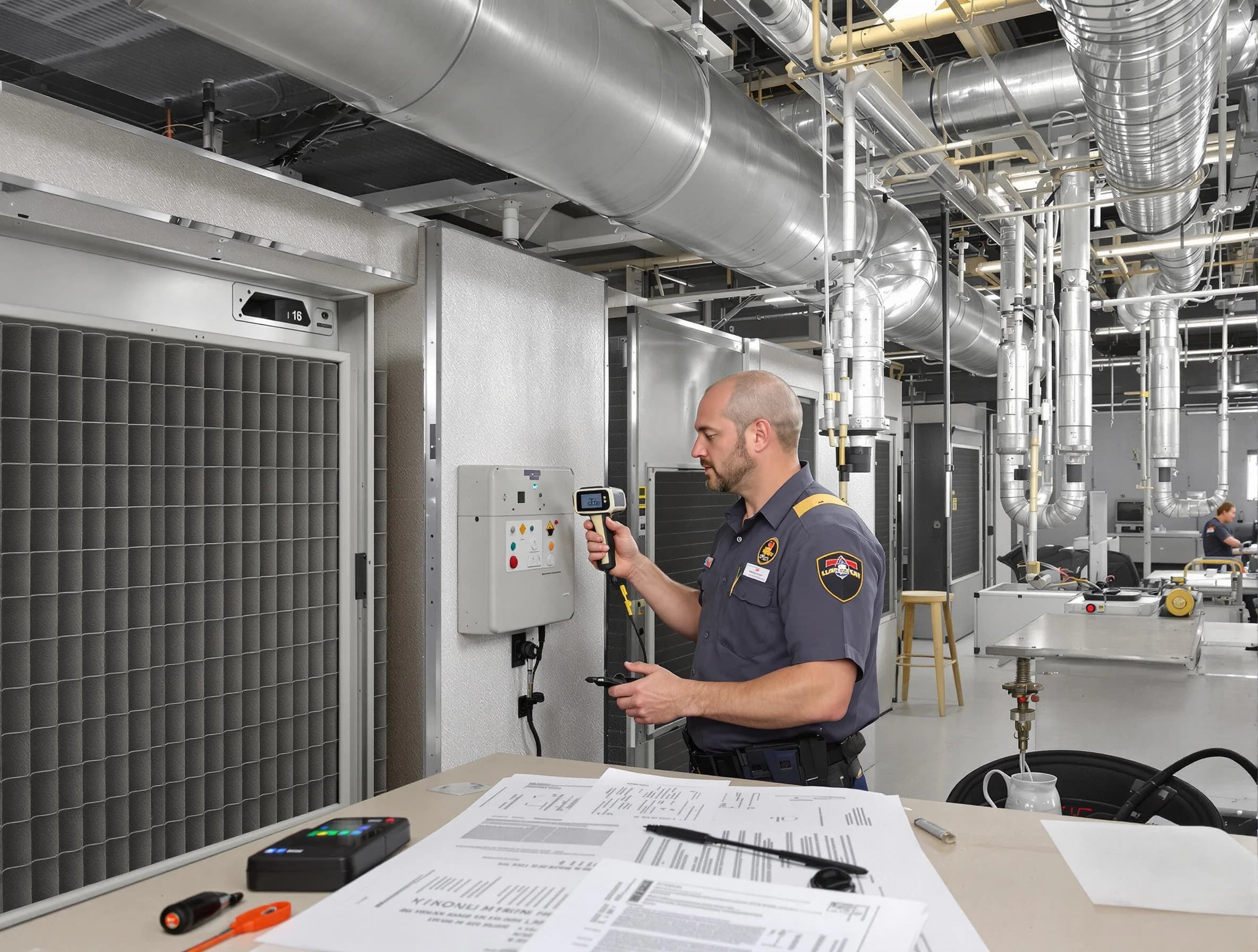 Professional filter system inspection by Natick Air Duct Cleaning in Natick