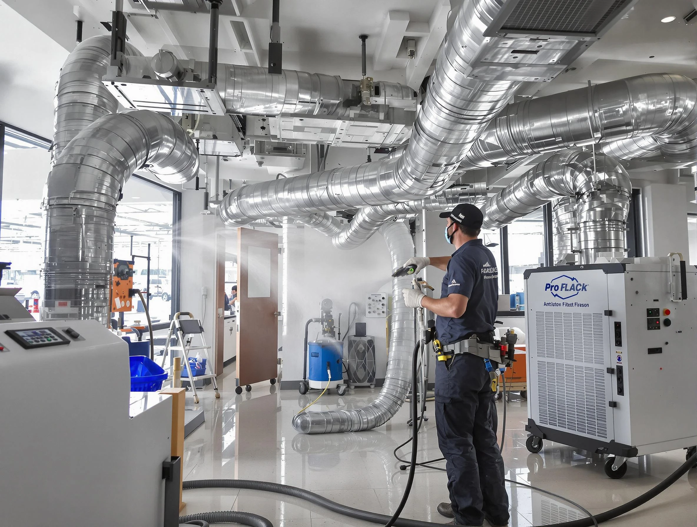 Negative Pressure Air Duct Cleaning in Natick