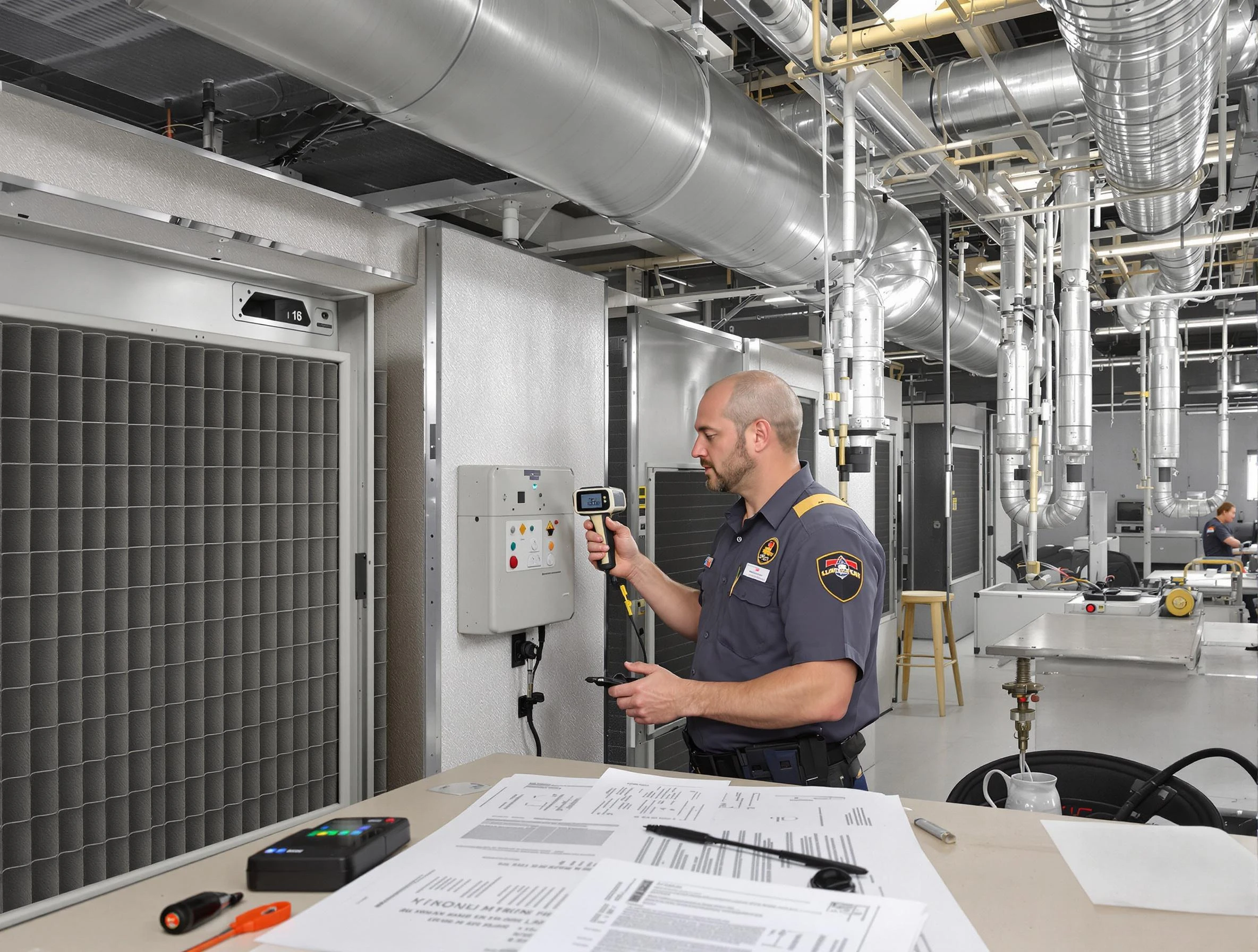 Professional filter system inspection by Natick Air Duct Cleaning in Natick