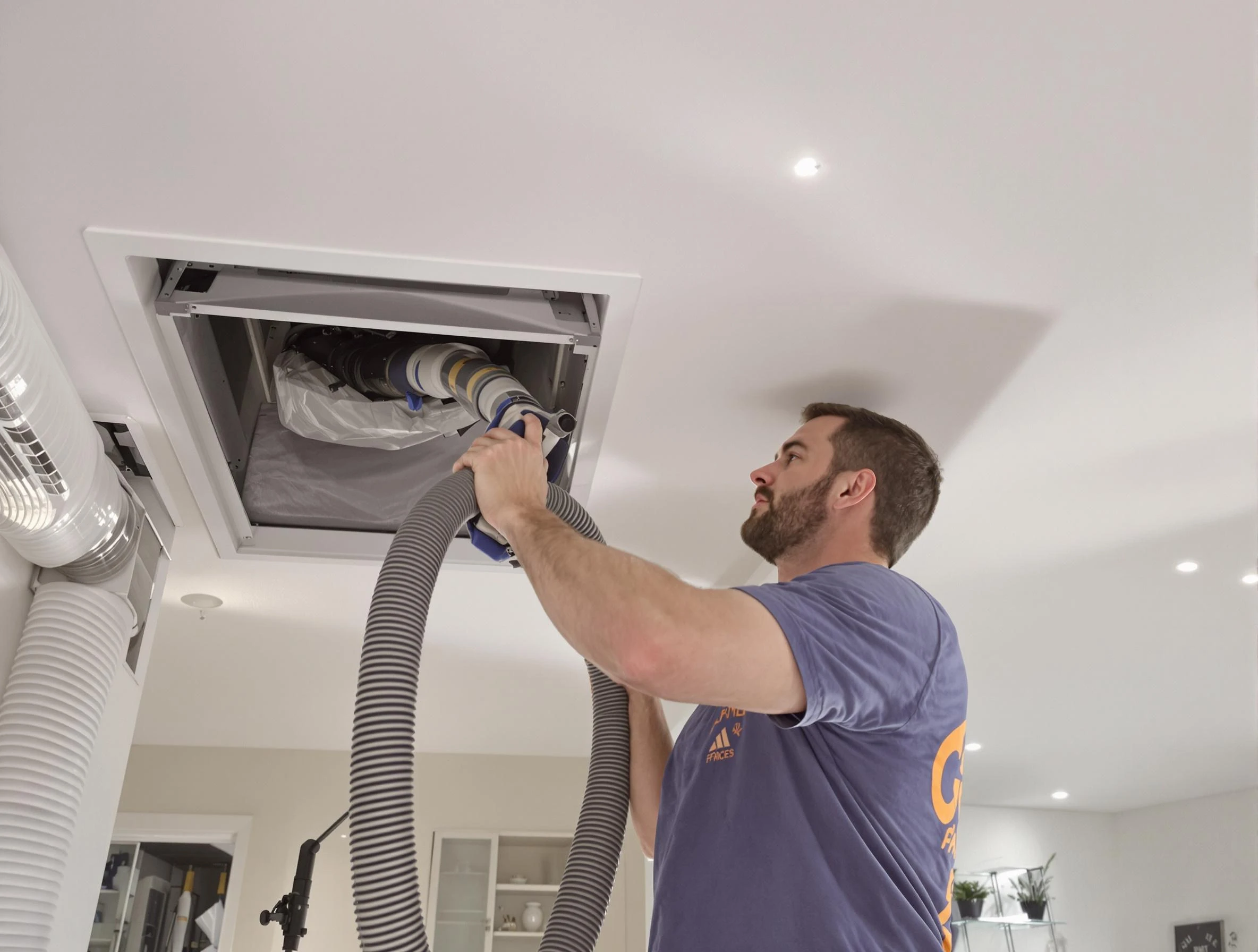 Precision indoor duct cleaning by Natick Air Duct Cleaning in Natick